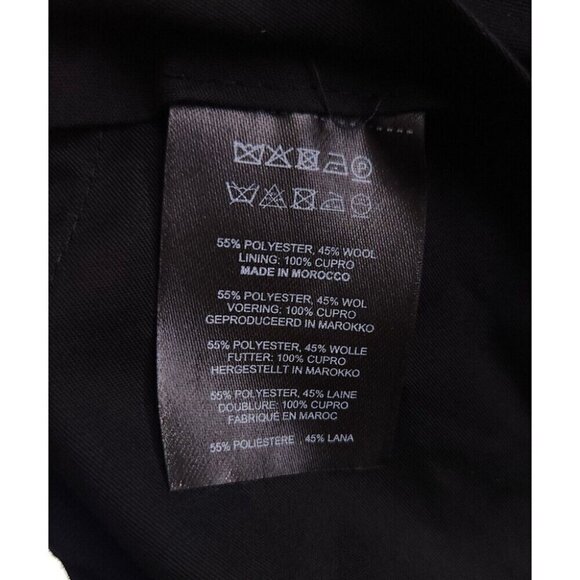 Dries Van Noten Wool-Blend Pants Size 50 US M Mens Navy Trousers - Picture 7 of 8